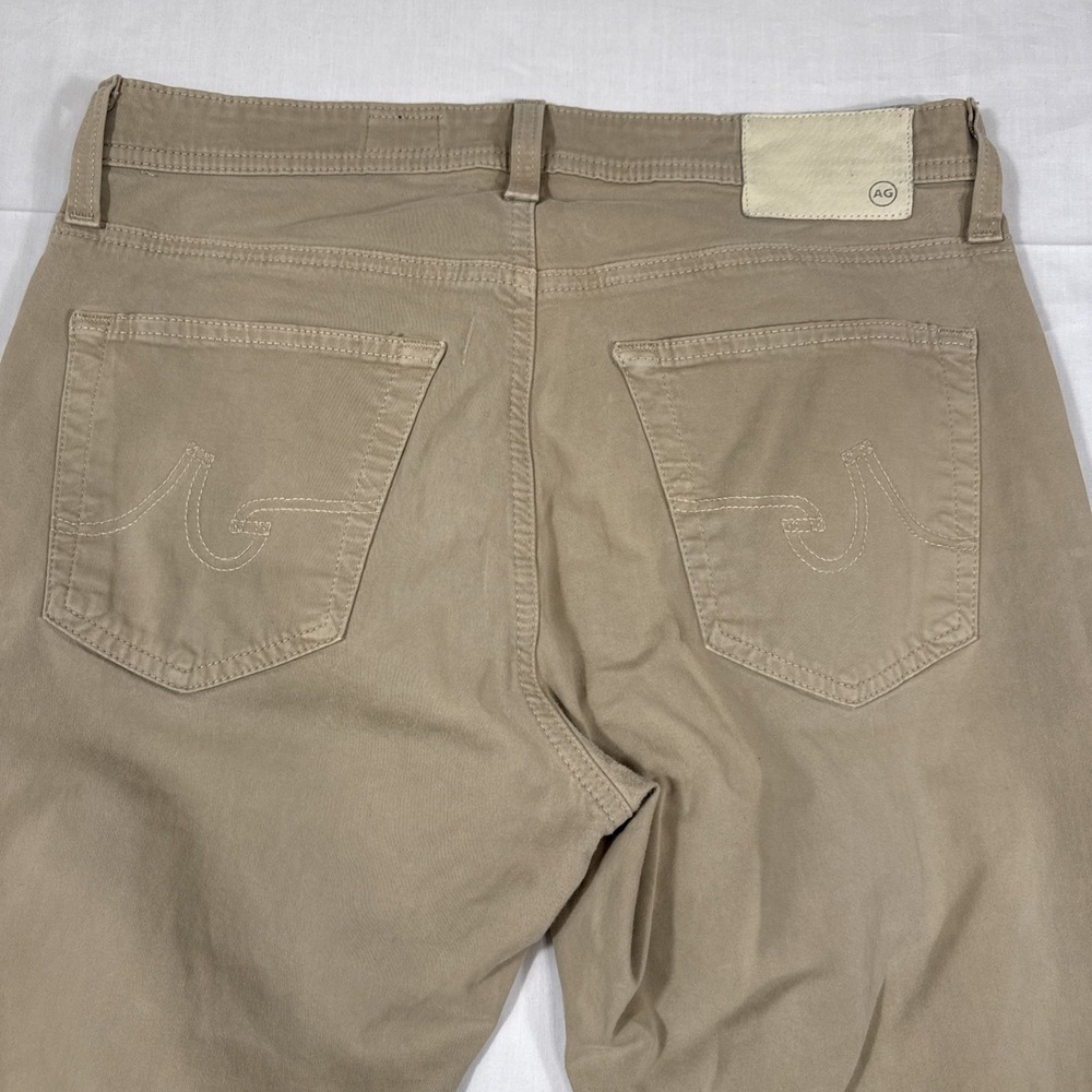 JEANS MODERN ATHLETIC AG Adriano MENS 30X34 Goldschmied Ives Stretch TAN BRN - Picture 8 of 9